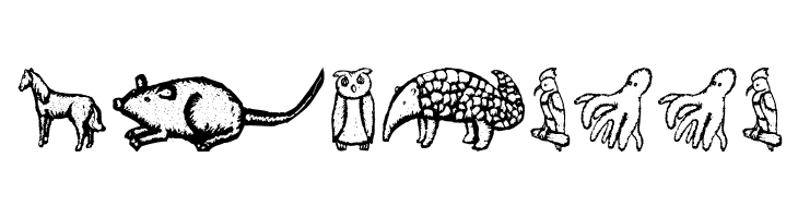 ZoologicalGardenTwo  Free Fonts Download