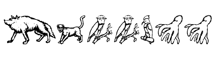 ZoologicalGardenTwo  Free Fonts Download