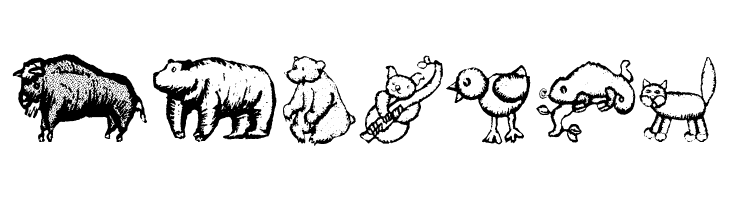 ZoologicalGardenOne  Free Fonts Download