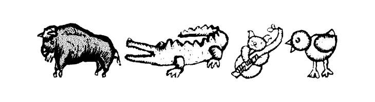 ZoologicalGardenOne  Free Fonts Download