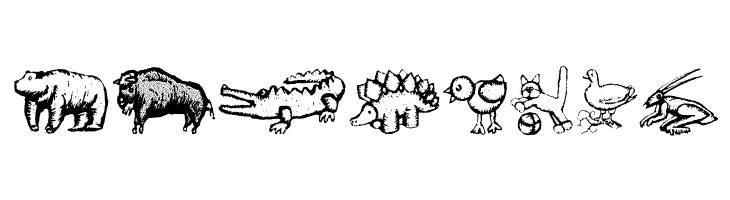 ZoologicalGardenOne  Free Fonts Download