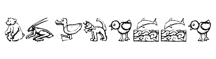 ZoologicalGardenOne  Free Fonts Download