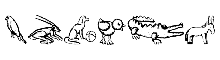 ZoologicalGardenOne  Free Fonts Download