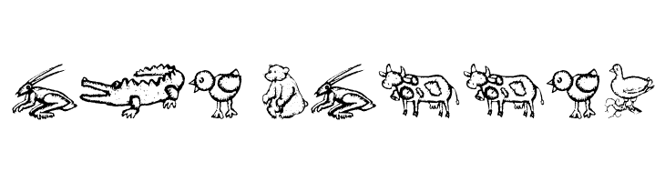 ZoologicalGardenOne  Free Fonts Download