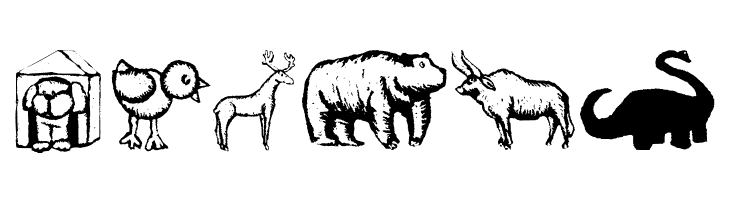 ZoologicalGardenOne  Free Fonts Download