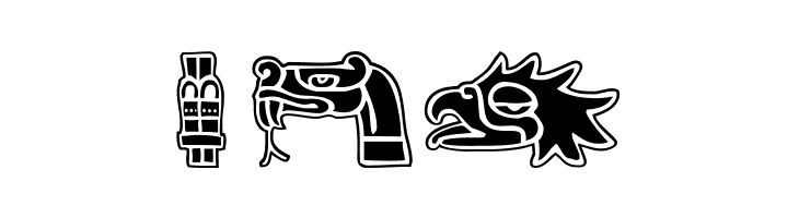 Aztekbats  Free Fonts Download