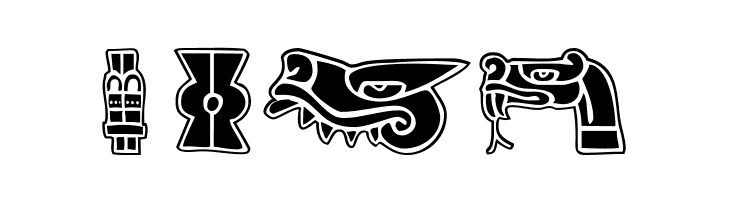 Aztekbats  Free Fonts Download