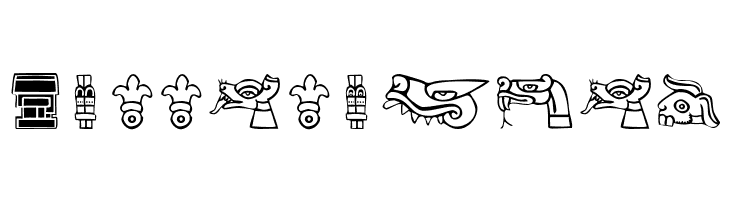 Aztekbats  Free Fonts Download