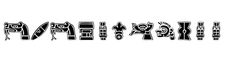 Aztekbats  Free Fonts Download