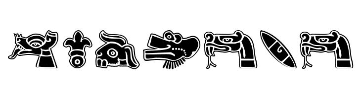 Aztekbats  Free Fonts Download