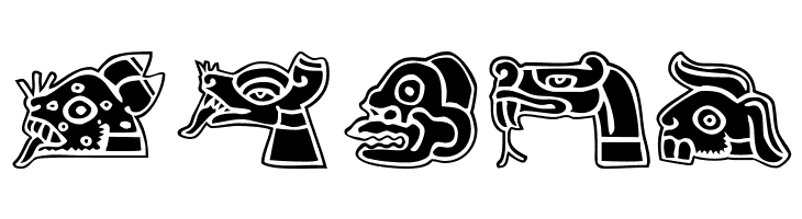 Aztekbats  Free Fonts Download