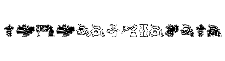 Aztekbats  Free Fonts Download