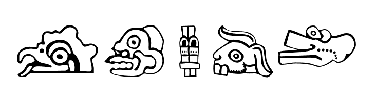Aztekbats  Free Fonts Download