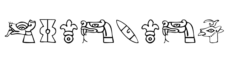 Aztekbats  Free Fonts Download