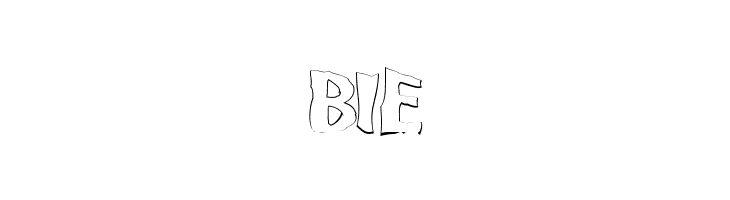 VTC BadPaint Outline  Free Fonts Download