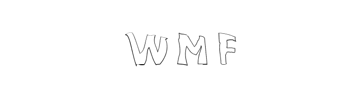VTC BadPaint Outline  Free Fonts Download