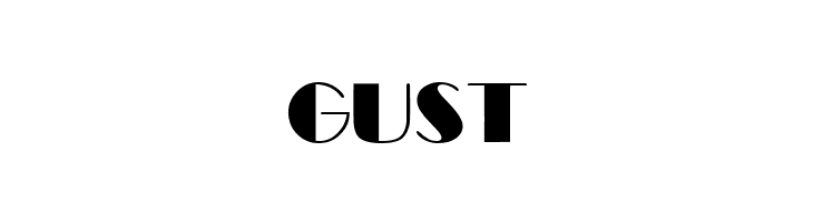 GUST VI Bong Nuoc Hoa Font