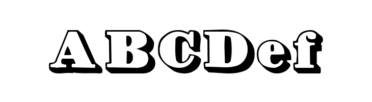 BowersShadow  Free Fonts Download