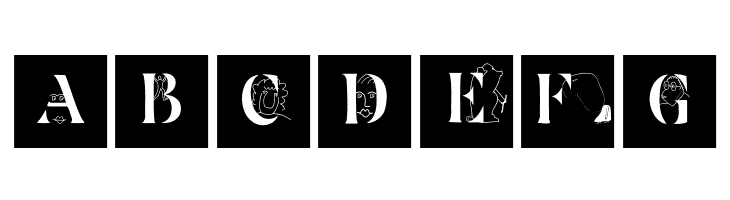 ABCDEFG MouseScribblesKTwo Font