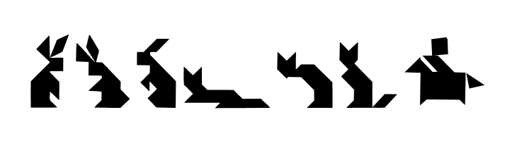 TangramAnimals  Free Fonts Download
