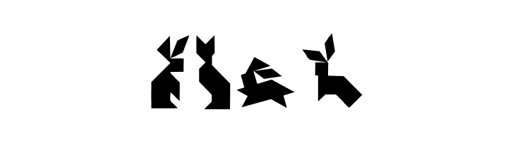 TangramAnimals  Free Fonts Download