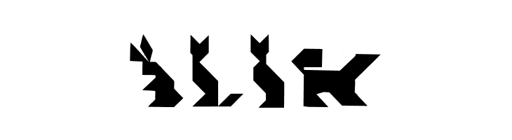 TangramAnimals  Free Fonts Download