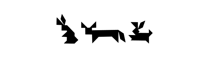 TangramAnimals  Free Fonts Download