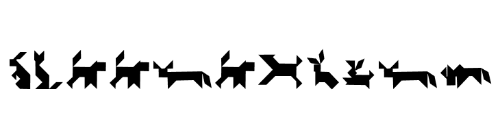 TangramAnimals  Free Fonts Download