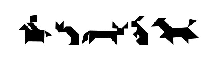 TangramAnimals  Free Fonts Download