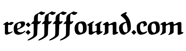 HansSachsGotisch  Free Fonts Download