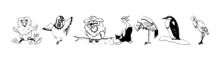 BirdsOSeven  Free Fonts Download