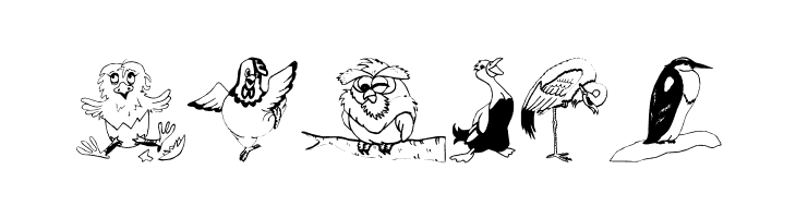 BirdsOSeven  Free Fonts Download
