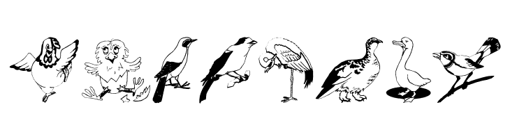 BirdsOSeven  Free Fonts Download