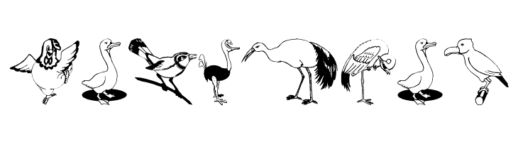 BirdsOSeven  Free Fonts Download