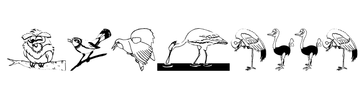 BirdsOSeven  Free Fonts Download