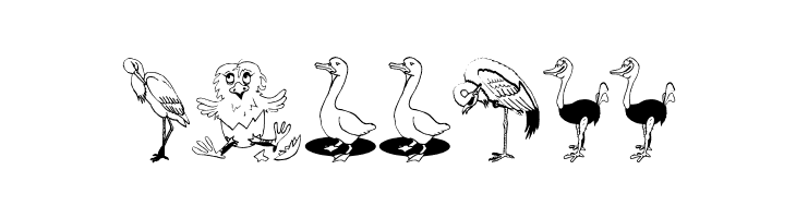 BirdsOSeven  Free Fonts Download