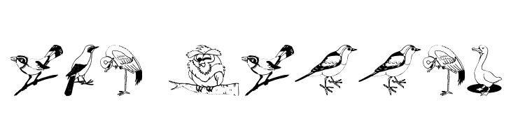 BirdsOSeven  Free Fonts Download