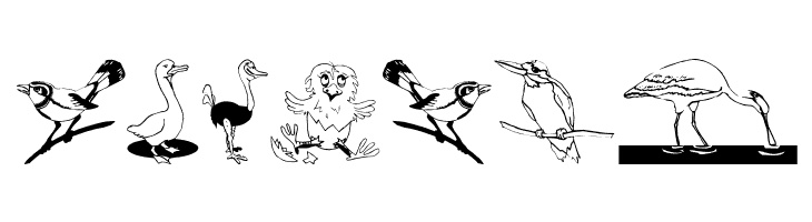BirdsOSeven  Free Fonts Download