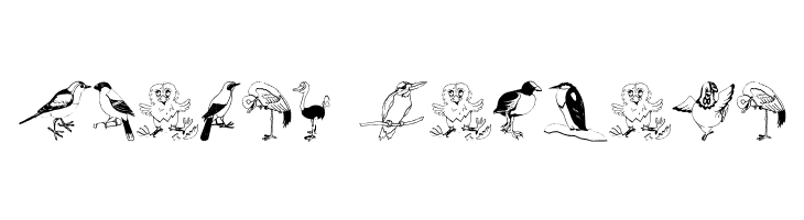BirdsOSeven  Free Fonts Download