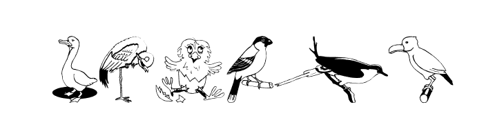 BirdsOSeven  Free Fonts Download