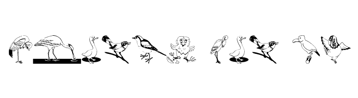 BirdsOSeven  Free Fonts Download