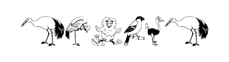 BirdsOSeven  Free Fonts Download
