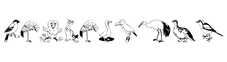 BirdsOSeven  Free Fonts Download
