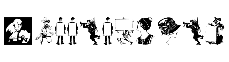 OldfashionPeopleTwo  Free Fonts Download