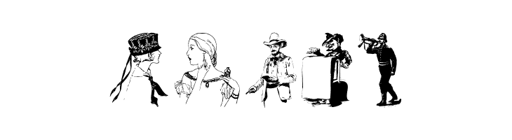 OldfashionPeopleTwo  Free Fonts Download