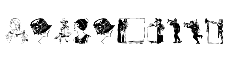 OldfashionPeopleTwo  Free Fonts Download