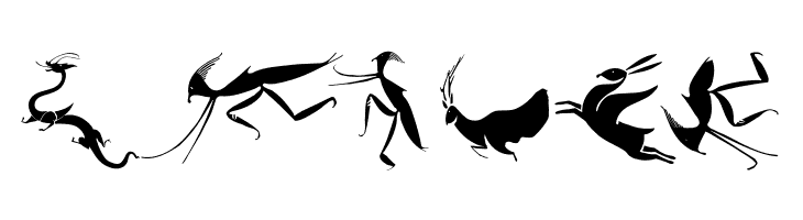 Fabeltiere04  Free Fonts Download