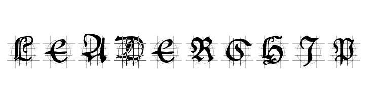 HansSchoensCapsInGrid  Free Fonts Download