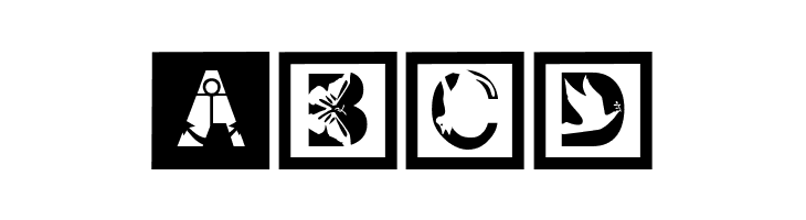 IllustratedAlphabet  Free Fonts Download