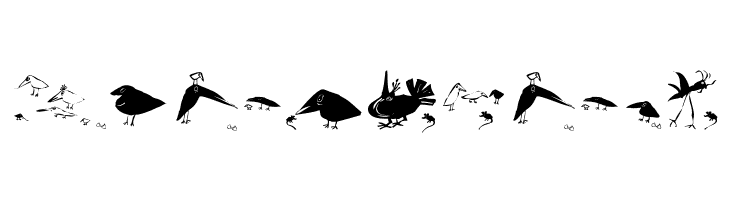 SaulsRandomBirds  Free Fonts Download
